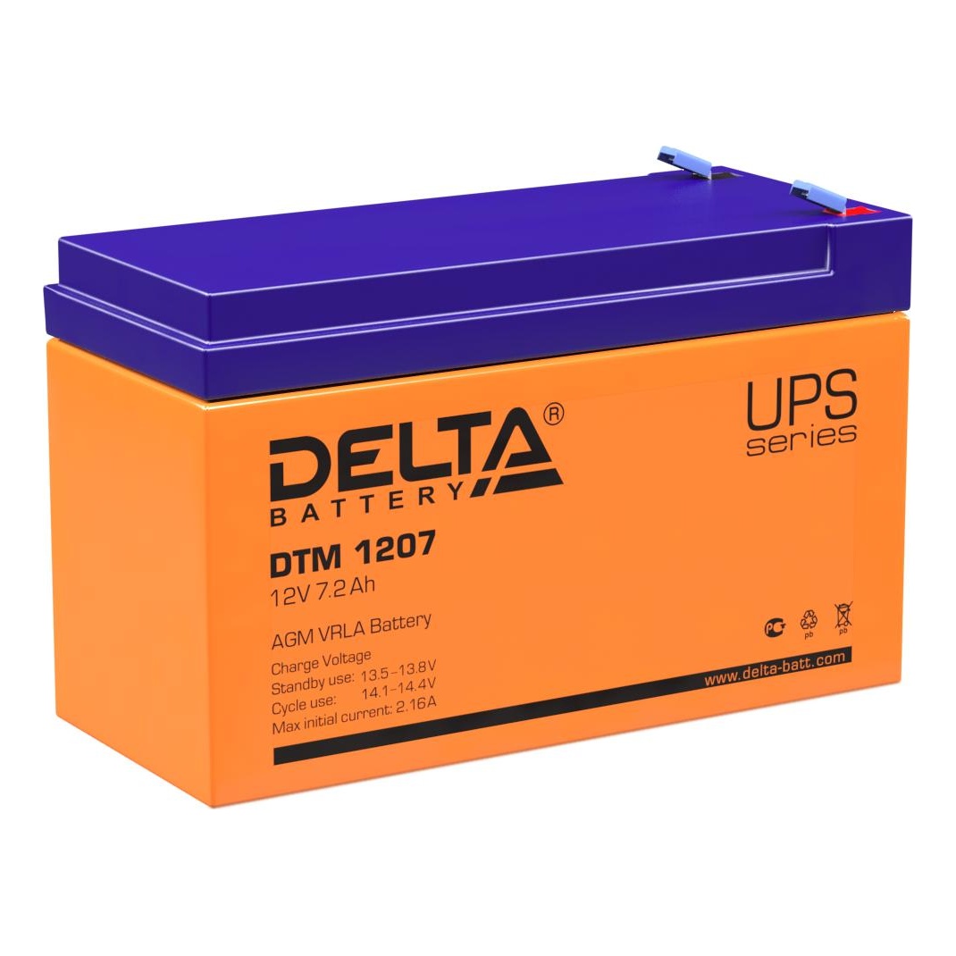 Delta DTM DTM 1207 Аккумуляторная батарея