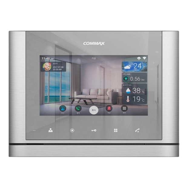Commax CIOT-700ML Монитор IP видеодомофона, цвет Темно-Серебристый
