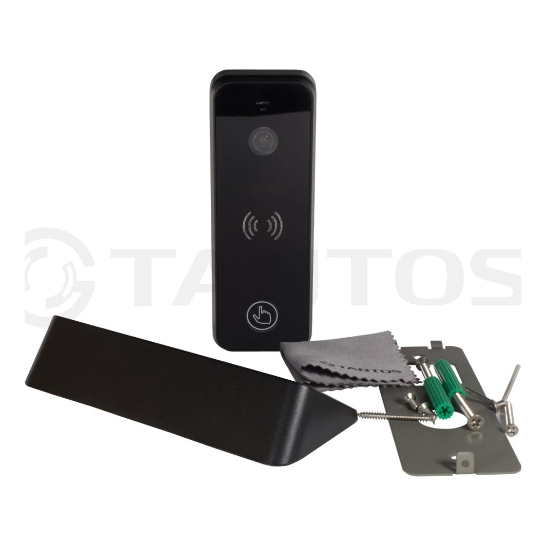 TANTOS iPanel 2 (Black) + Вызывная панель видеодомофона
