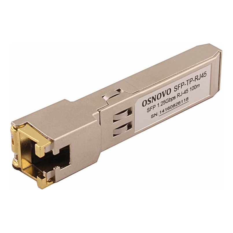 OSNOVO SFP-TP-RJ45 SFP-TP-RJ45 Медный SFP модуль Gigabit Ethernet с разъемом RJ45