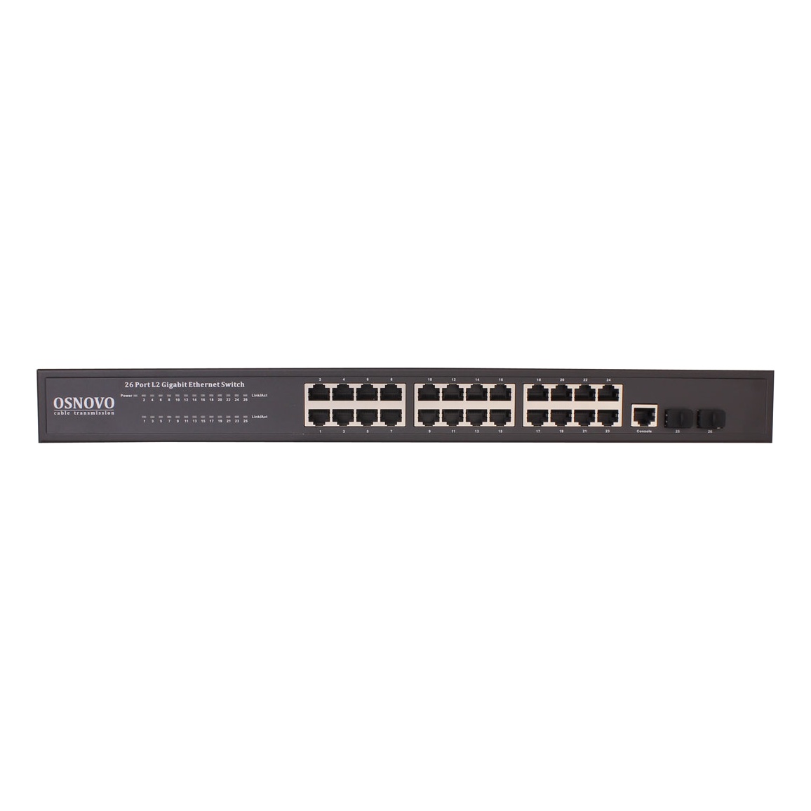 OSNOVO SW-72402/L2 SW-72402/L2 Управляемый (L2+) коммутатор Gigabit Ethernet на 26 портов