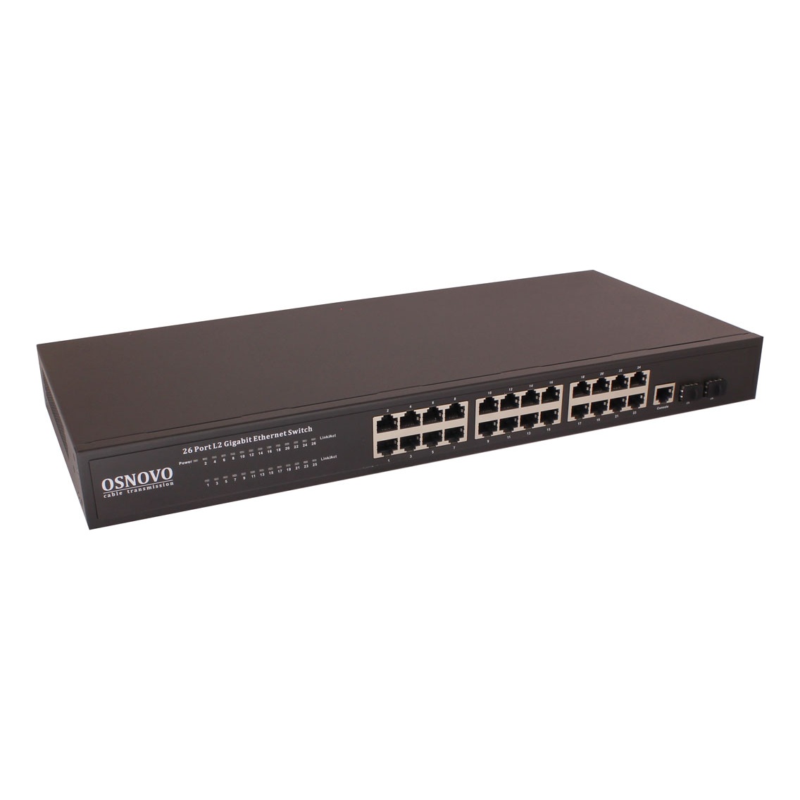 OSNOVO SW-72402/L2 SW-72402/L2 Управляемый (L2+) коммутатор Gigabit Ethernet на 26 портов
