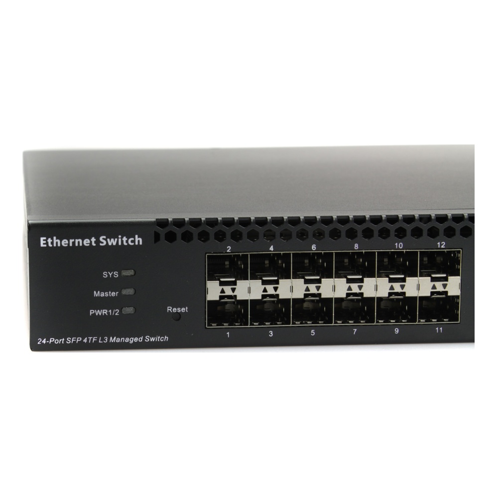 OSNOVO SW-32G4X-1L SW-32G4X-1L Управляемый L3 коммутатор Gigabit Ethernet на 16xGE SFP + 8xGE Combo (RJ45 + SFP) + 4x10G SFP+ Uplink