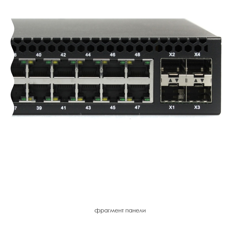 OSNOVO SW-48G4X-1L SW-48G4X-1L Управляемый L3 коммутатор Gigabit Ethernet на 48xRJ45 + 4x10G SFP+ Uplink