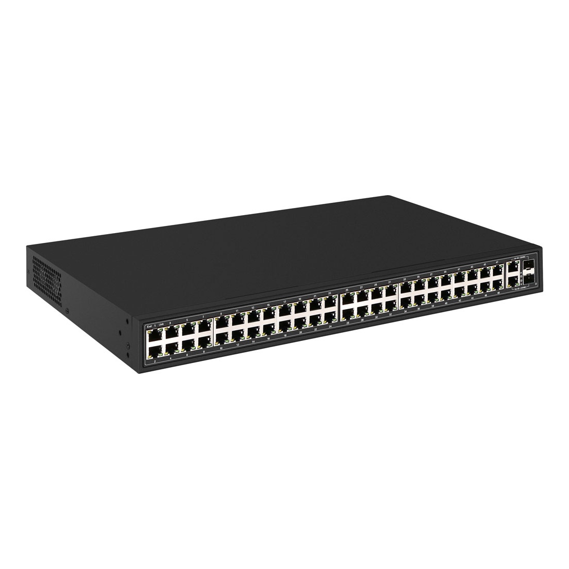 OSNOVO SW-64822(700W) SW-64822(700W) PoE коммутатор Fast Ethernet на 48 x RJ45 + 2 x GE Combo uplink портов