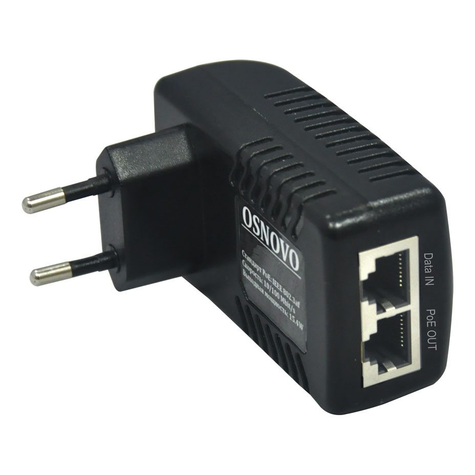 OSNOVO Midspan-1/151GA Midspan-1/151GA PoE-инжектор Gigabit Ethernet на 1 порт