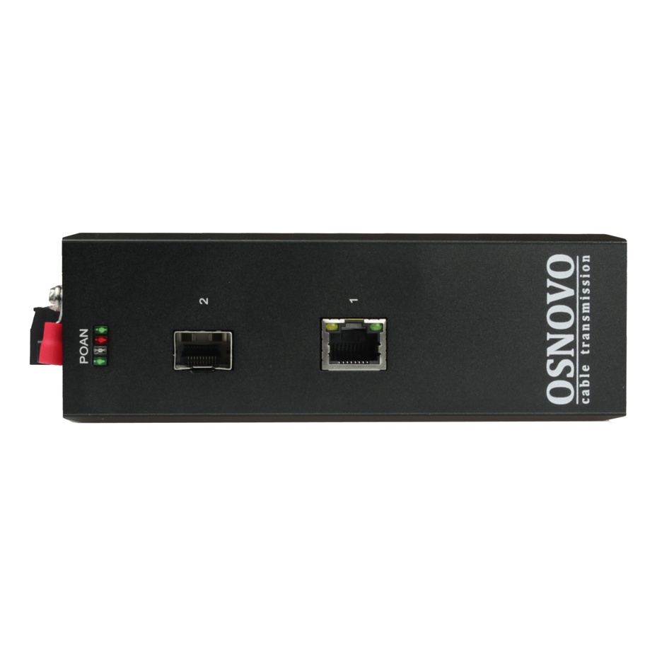 OSNOVO OMC-1000-11HX/I OMC-1000-11HX/I Промышленный компактный медиаконвертер Gigabit Ethernet с поддержкой PoE