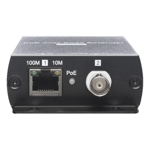 SC&T IP09CP IP09CP PoE удлинитель по коаксиальному кабелю 10M/100M Fast Ethernet до 800м (до 15W)